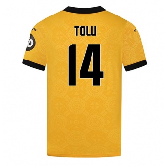 Billige Fotballdrakt Wolves Tolu Arokodare #14 Replika Hjemmedrakt 2025-26 Kortermet